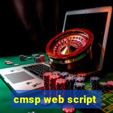 cmsp web script